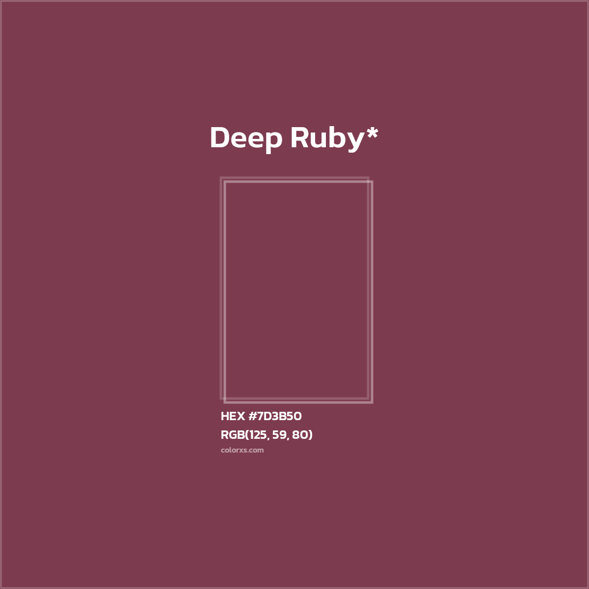 HEX #7D3B50 Color Name, Color Code, Palettes, Similar Paints, Images