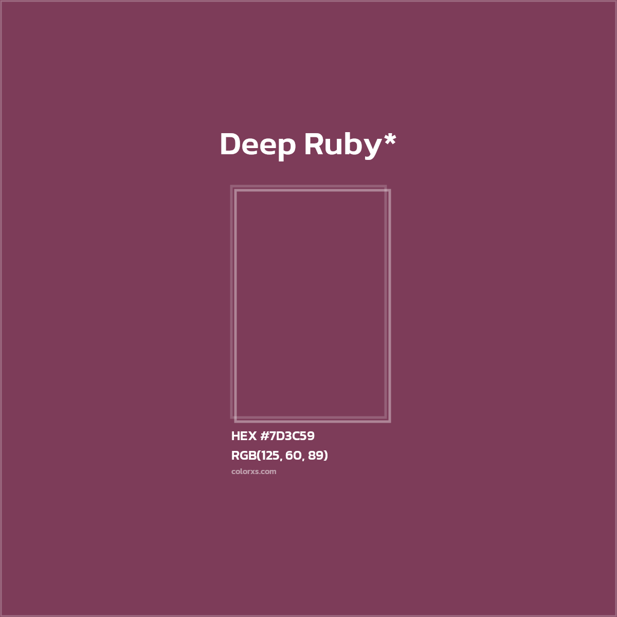 HEX #7D3C59 Color Name, Color Code, Palettes, Similar Paints, Images