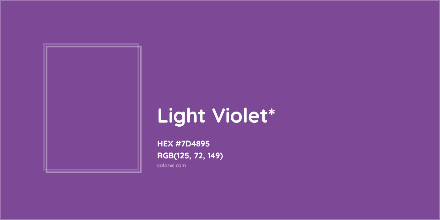HEX #7D4895 Color Name, Color Code, Palettes, Similar Paints, Images