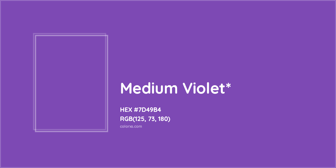 HEX #7D49B4 Color Name, Color Code, Palettes, Similar Paints, Images