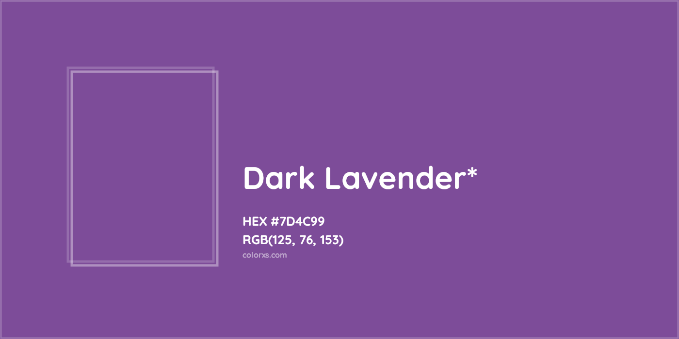HEX #7D4C99 Color Name, Color Code, Palettes, Similar Paints, Images