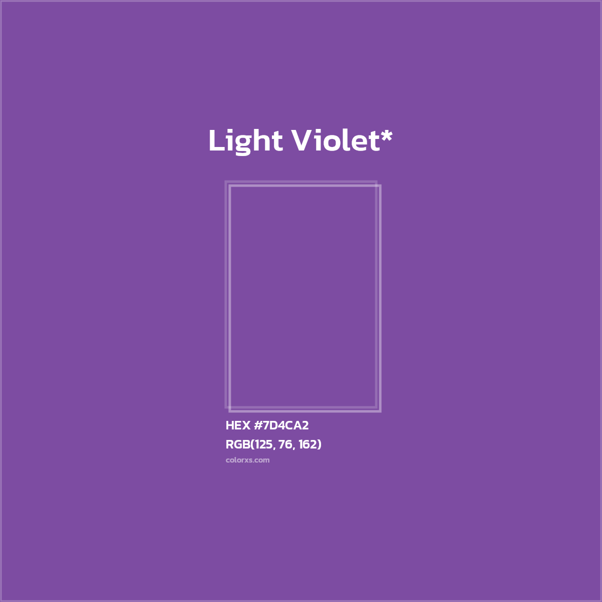 HEX #7D4CA2 Color Name, Color Code, Palettes, Similar Paints, Images