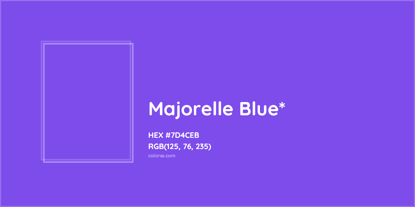 HEX #7D4CEB Color Name, Color Code, Palettes, Similar Paints, Images