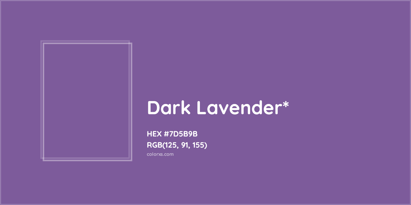 HEX #7D5B9B Color Name, Color Code, Palettes, Similar Paints, Images