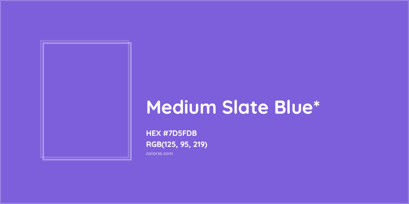 HEX #7D5FDB Color Name, Color Code, Palettes, Similar Paints, Images