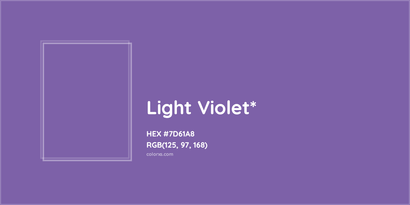 HEX #7D61A8 Color Name, Color Code, Palettes, Similar Paints, Images