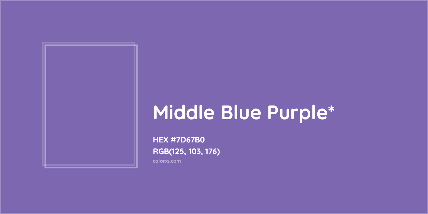 HEX #7D67B0 Color Name, Color Code, Palettes, Similar Paints, Images