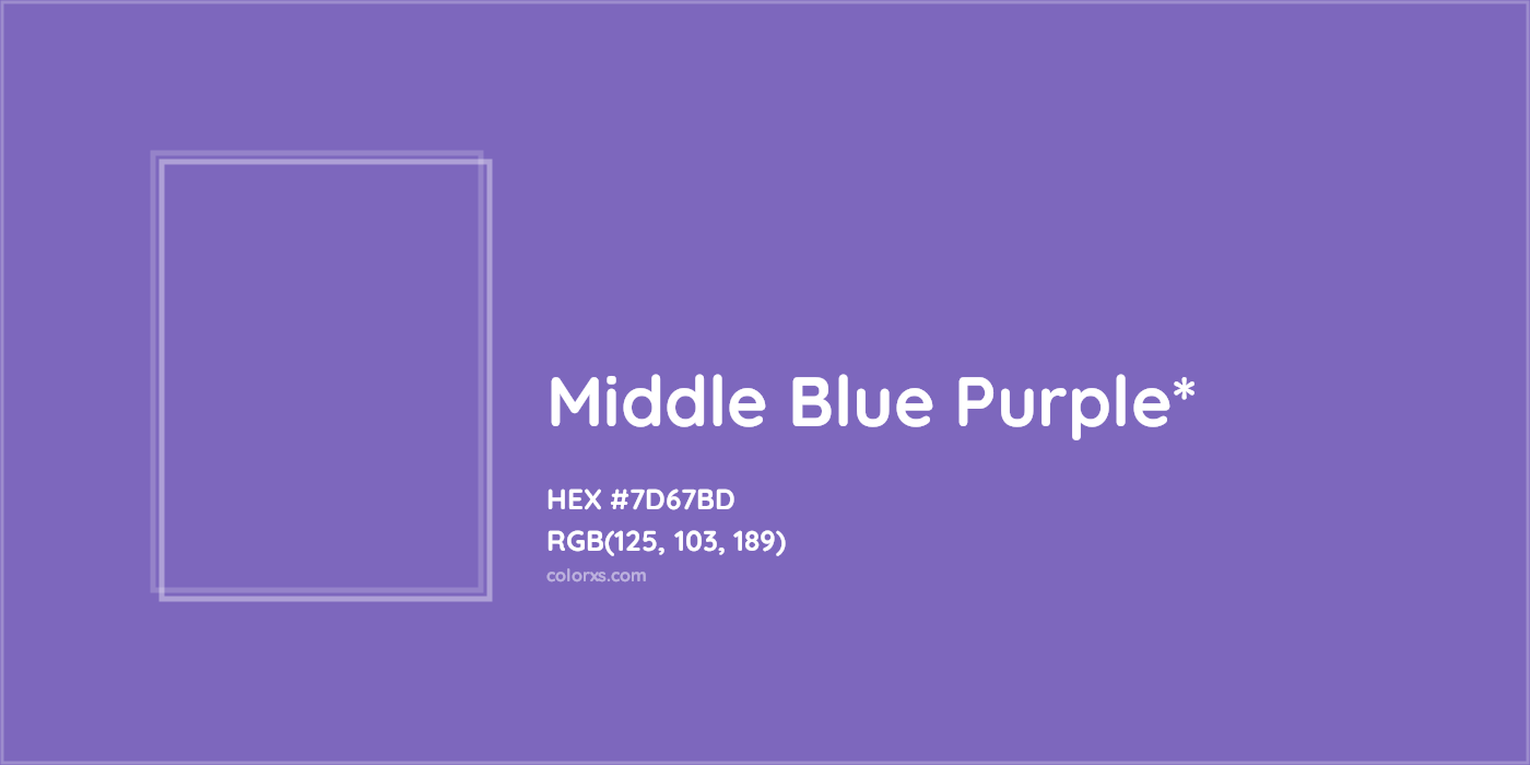 HEX #7D67BD Color Name, Color Code, Palettes, Similar Paints, Images