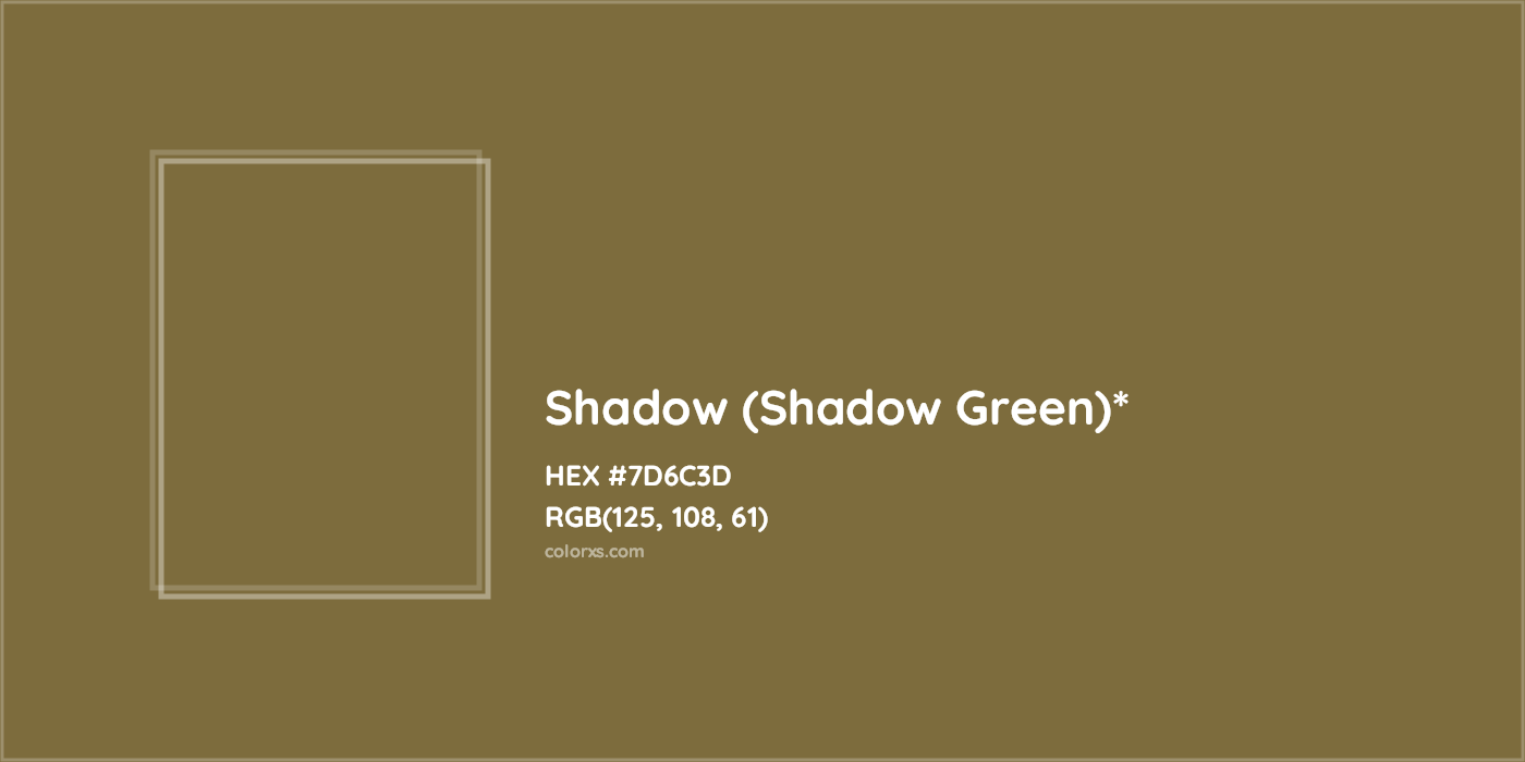 HEX #7D6C3D Color Name, Color Code, Palettes, Similar Paints, Images