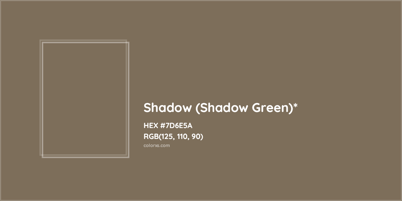 HEX #7D6E5A Color Name, Color Code, Palettes, Similar Paints, Images