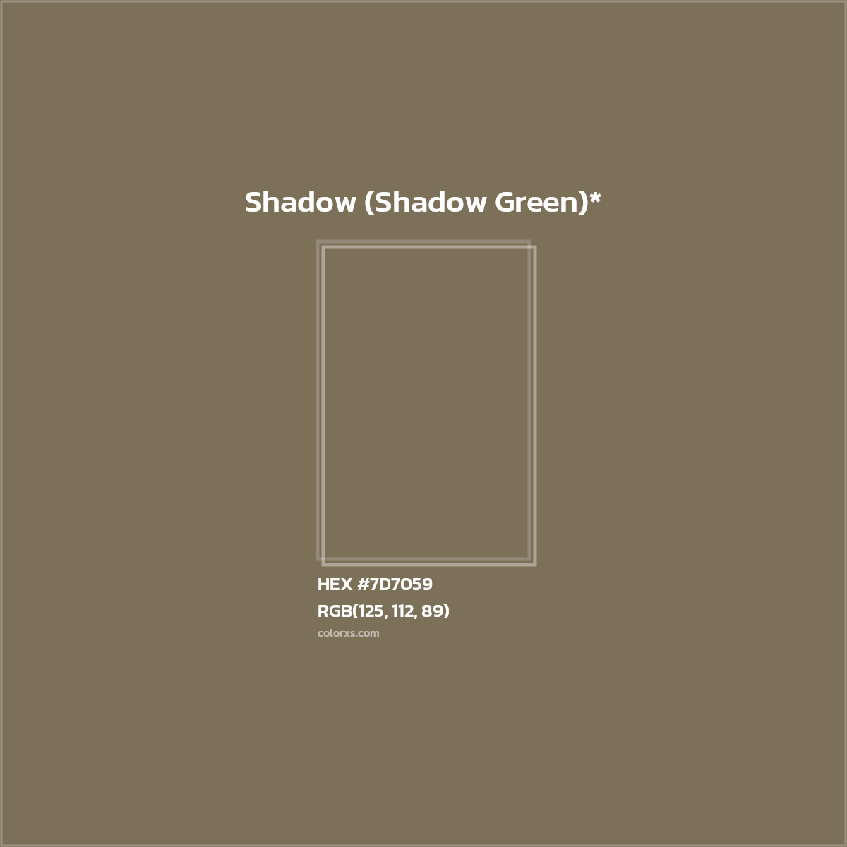 HEX #7D7059 Color Name, Color Code, Palettes, Similar Paints, Images