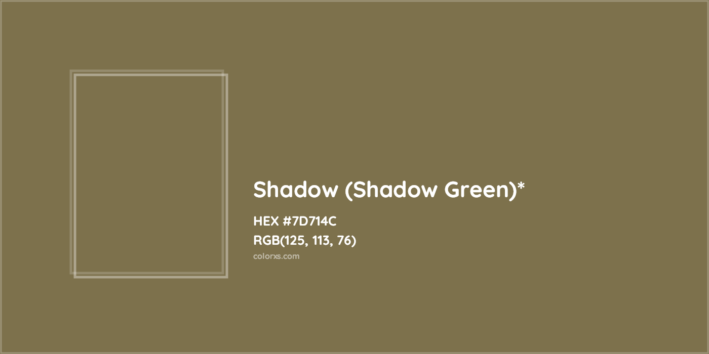 HEX #7D714C Color Name, Color Code, Palettes, Similar Paints, Images