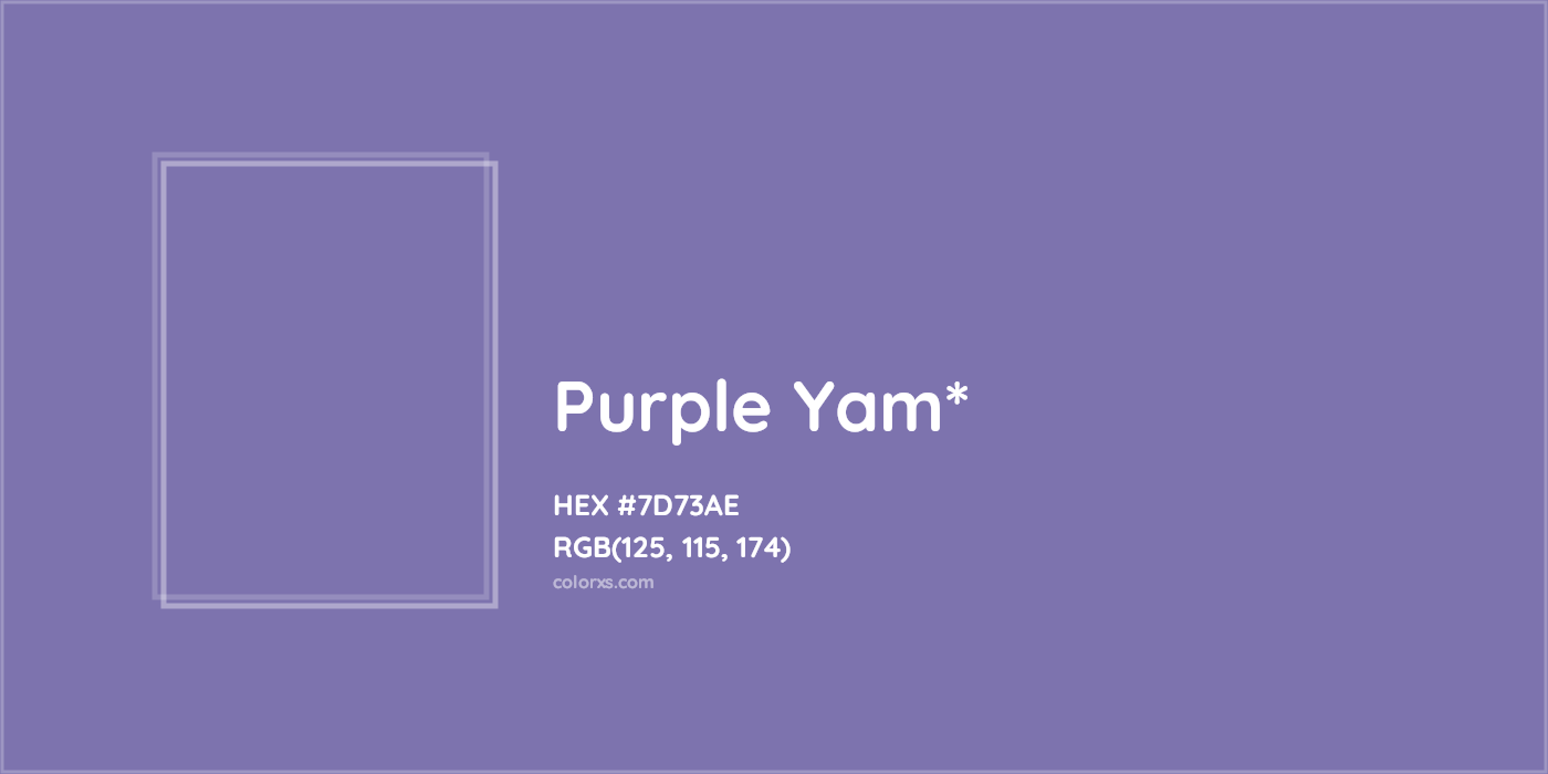 HEX #7D73AE Color Name, Color Code, Palettes, Similar Paints, Images