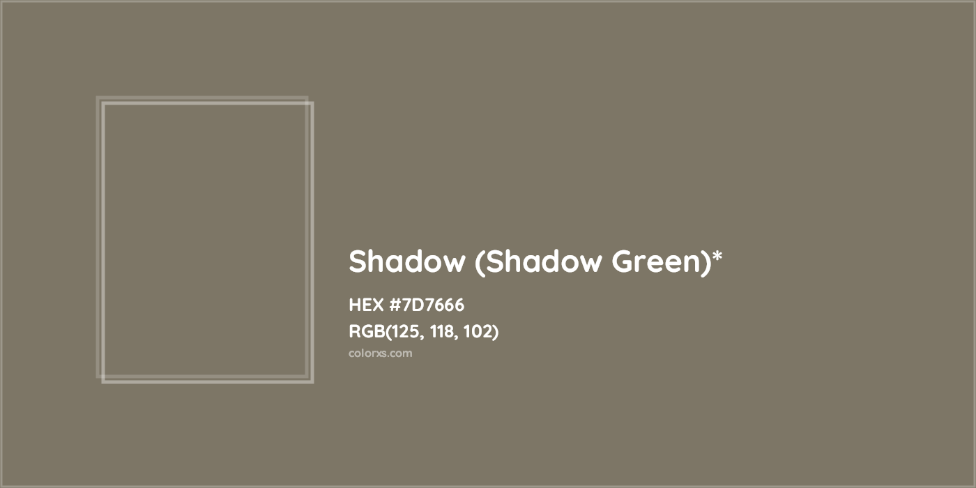 HEX #7D7666 Color Name, Color Code, Palettes, Similar Paints, Images