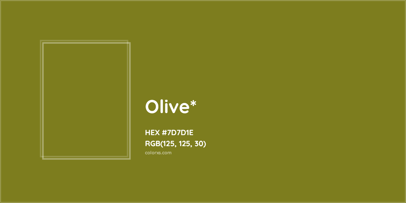 HEX #7D7D1E Color Name, Color Code, Palettes, Similar Paints, Images