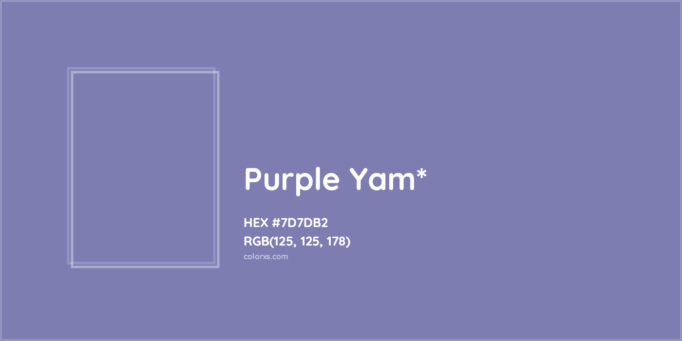 HEX #7D7DB2 Color Name, Color Code, Palettes, Similar Paints, Images