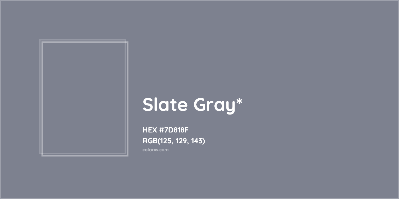 HEX #7D818F Color Name, Color Code, Palettes, Similar Paints, Images