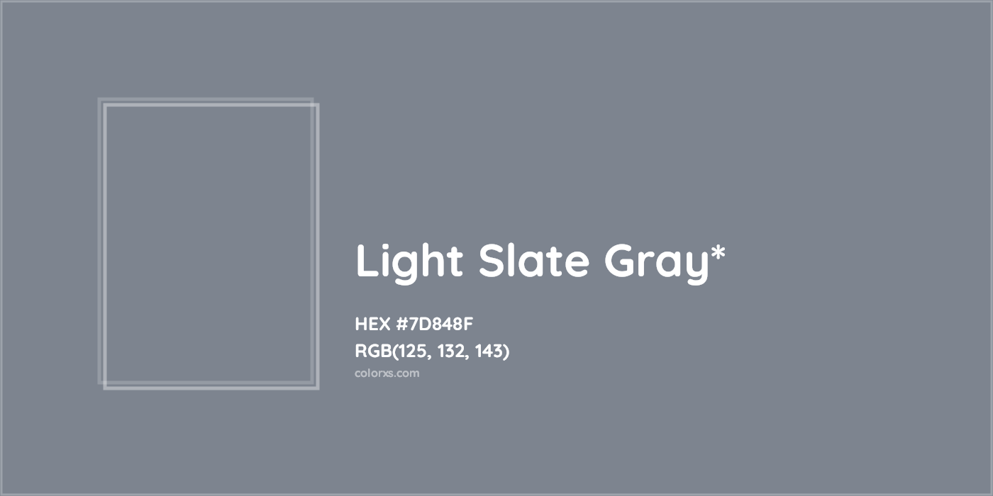 HEX #7D848F Color Name, Color Code, Palettes, Similar Paints, Images