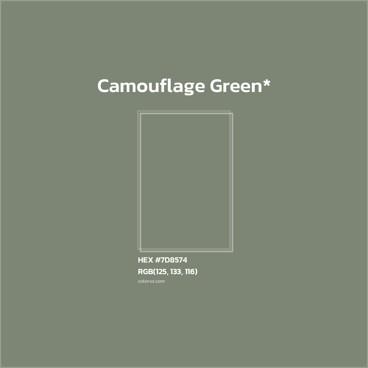 HEX #7D8574 Color Name, Color Code, Palettes, Similar Paints, Images