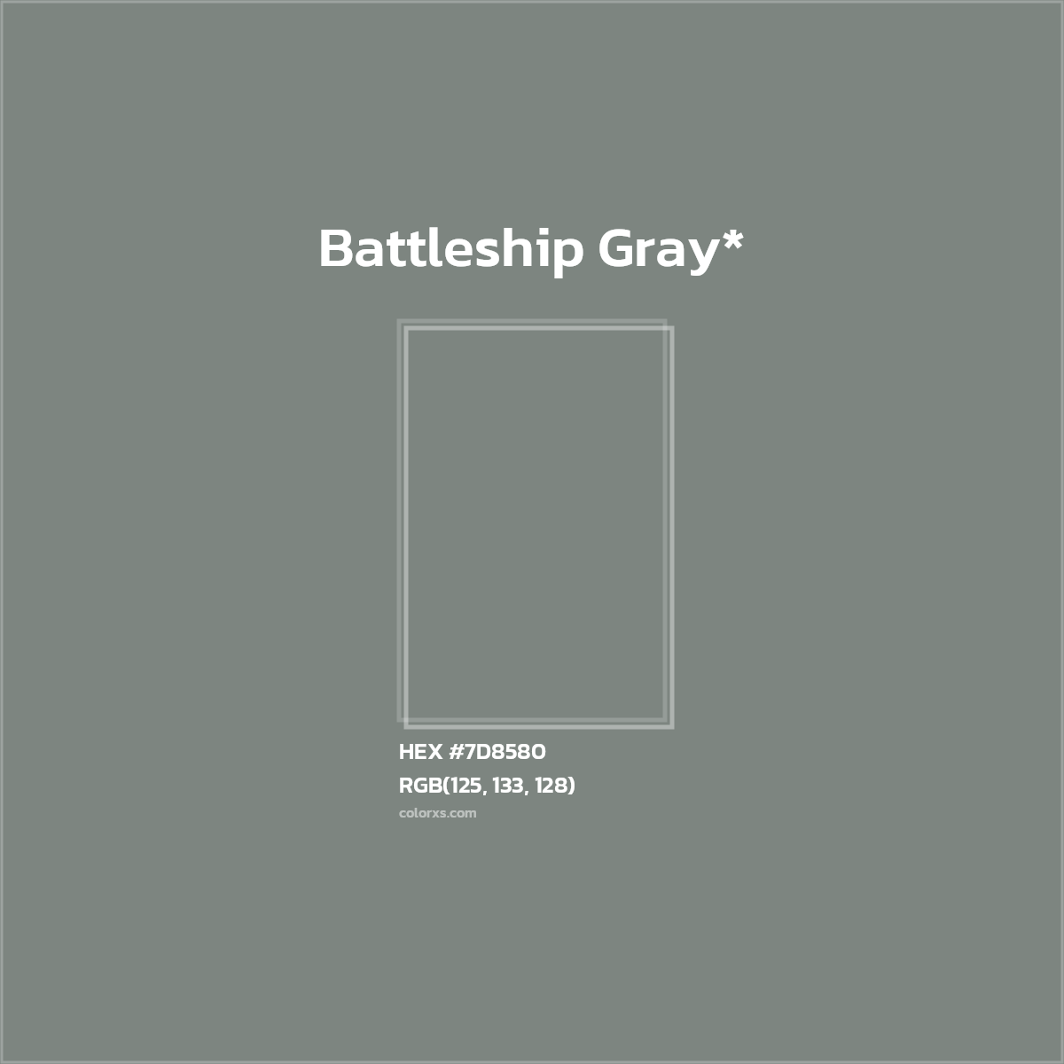 HEX #7D8580 Color Name, Color Code, Palettes, Similar Paints, Images