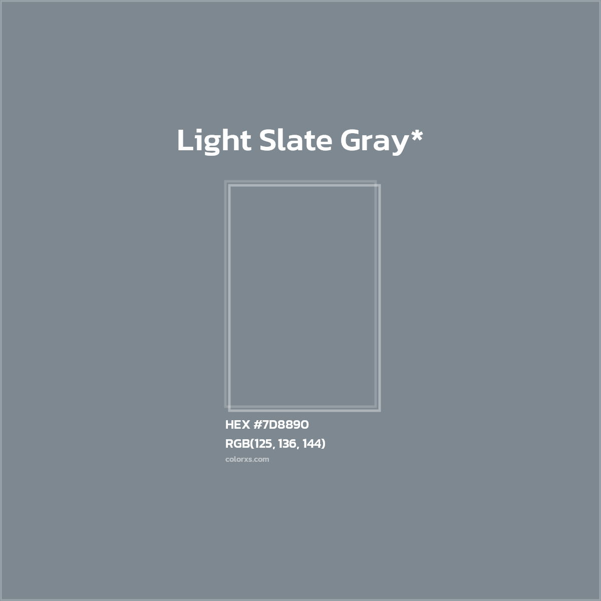 HEX #7D8890 Color Name, Color Code, Palettes, Similar Paints, Images