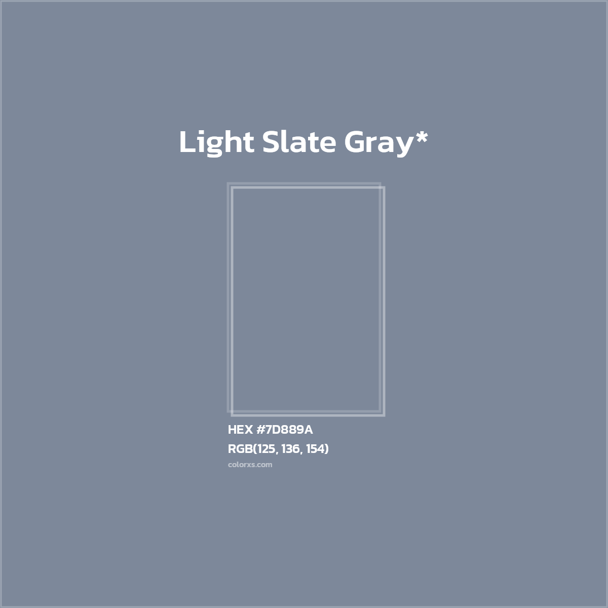 HEX #7D889A Color Name, Color Code, Palettes, Similar Paints, Images