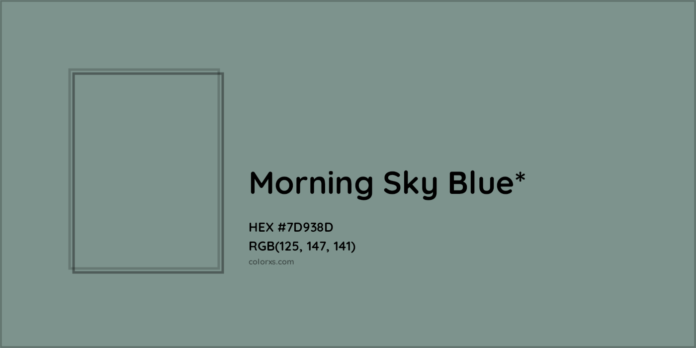 HEX #7D938D Color Name, Color Code, Palettes, Similar Paints, Images