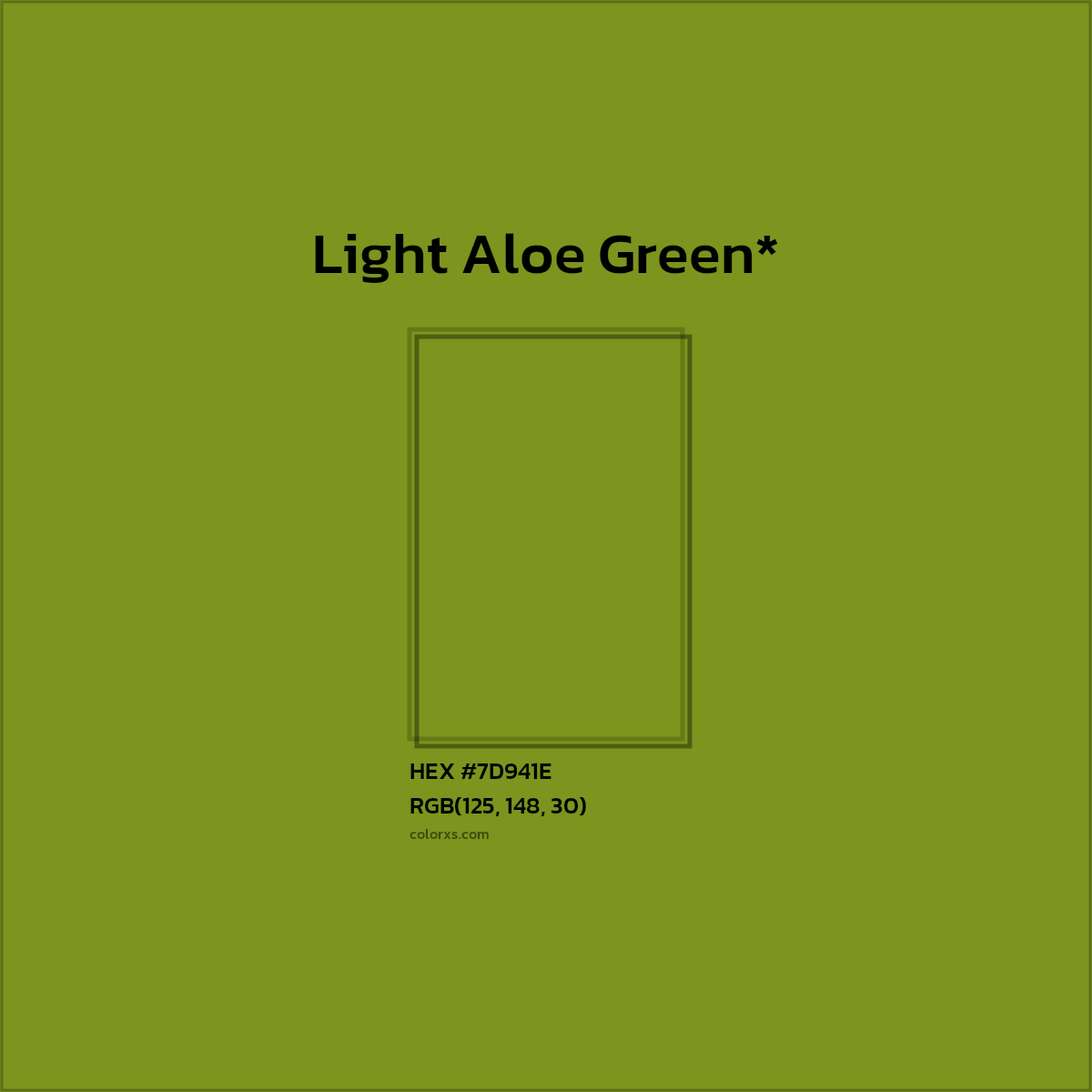 HEX #7D941E Color Name, Color Code, Palettes, Similar Paints, Images