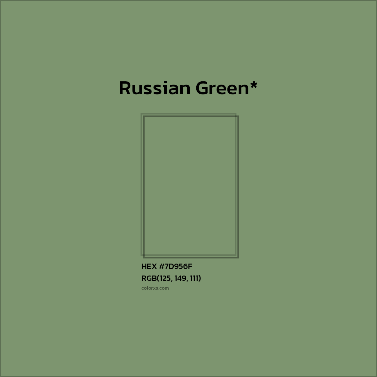 HEX #7D956F Color Name, Color Code, Palettes, Similar Paints, Images