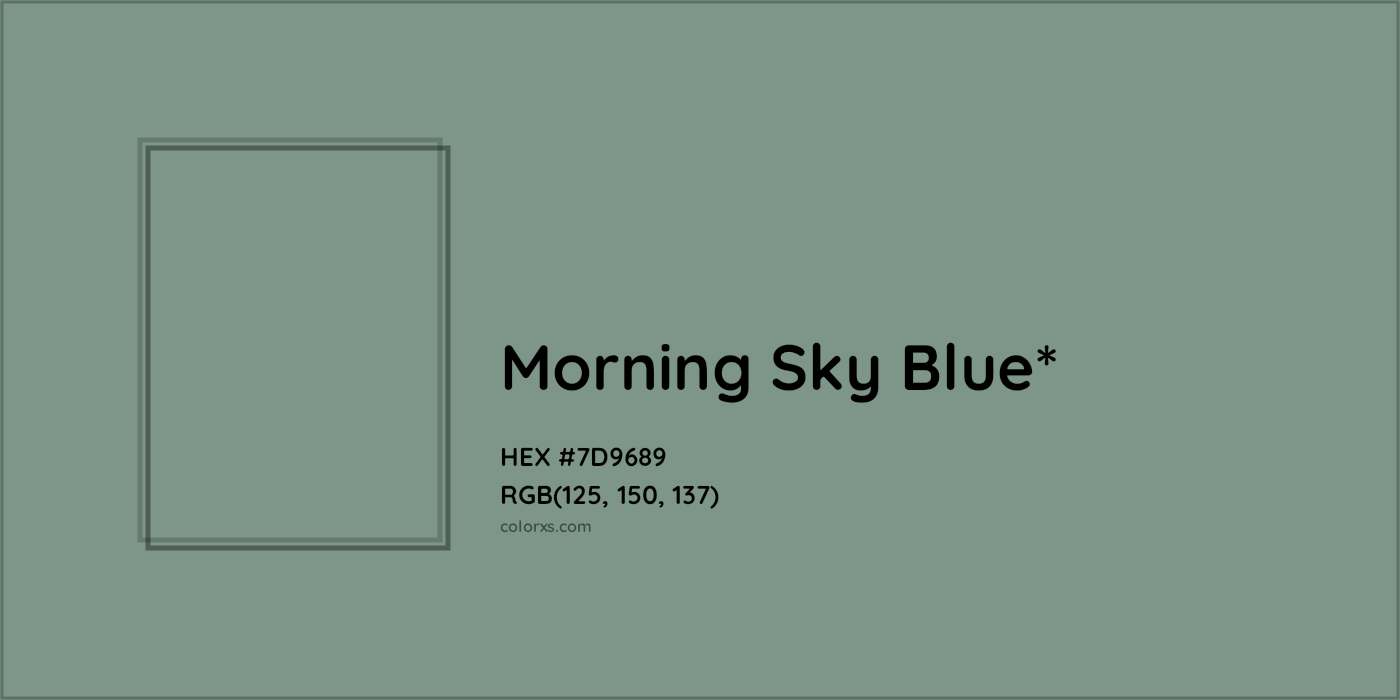 HEX #7D9689 Color Name, Color Code, Palettes, Similar Paints, Images