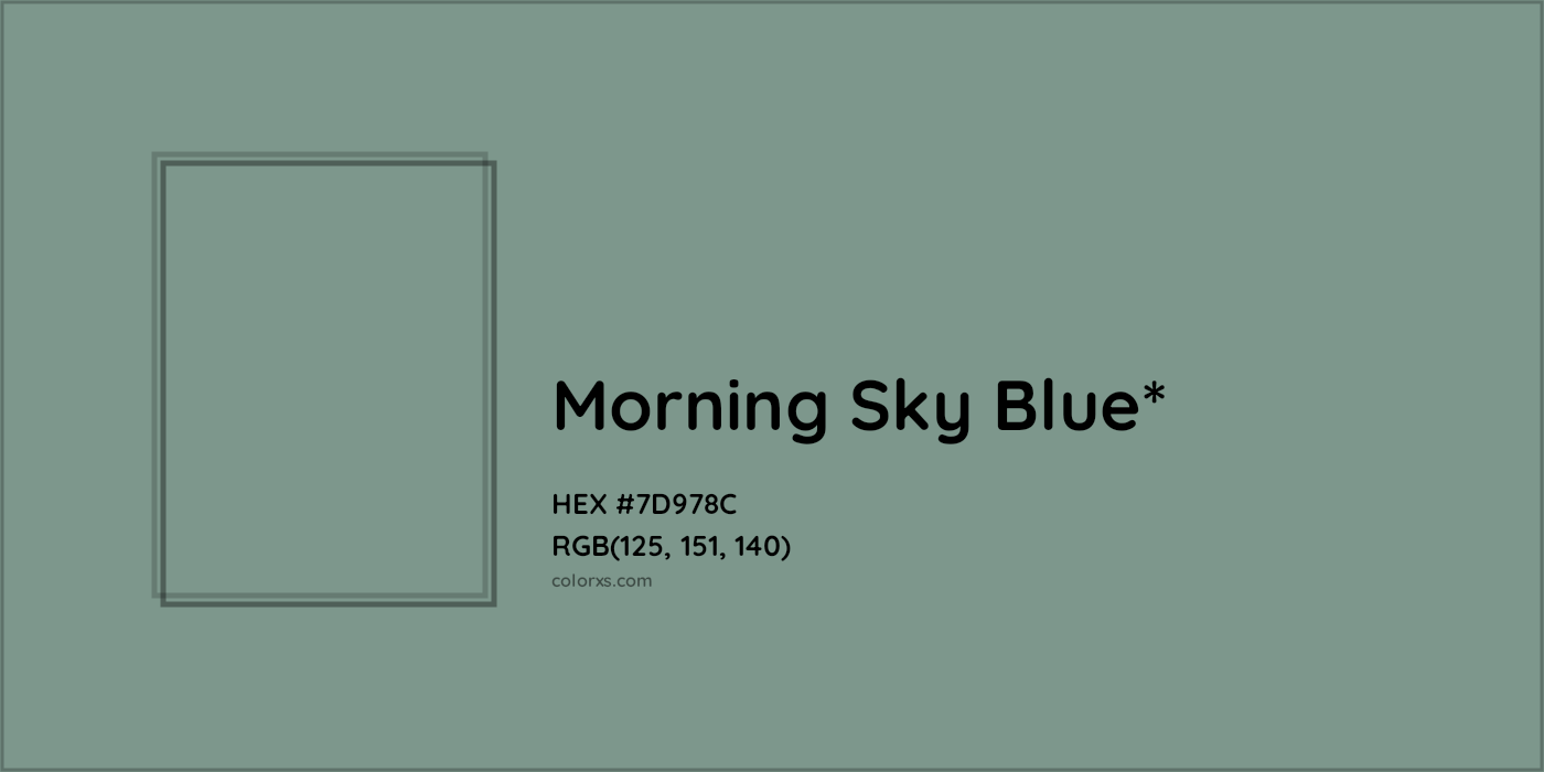 HEX #7D978C Color Name, Color Code, Palettes, Similar Paints, Images