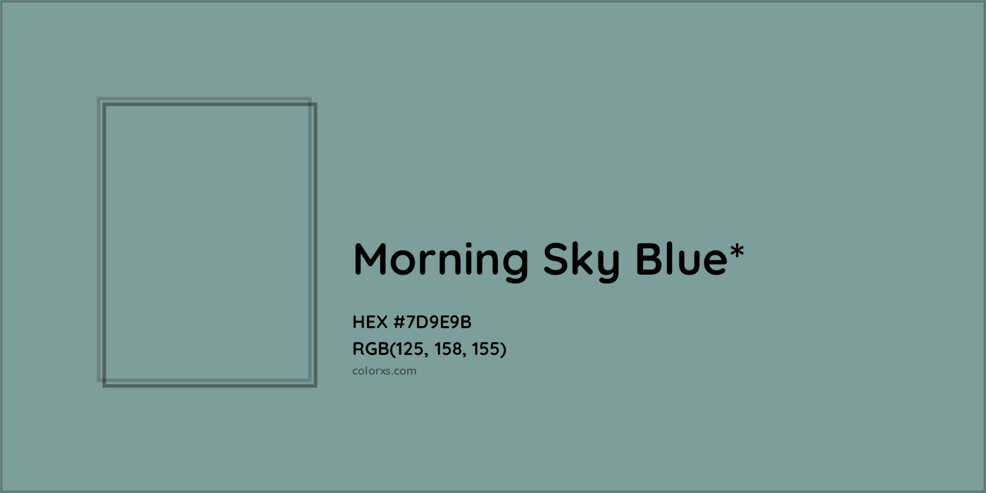 HEX #7D9E9B Color Name, Color Code, Palettes, Similar Paints, Images