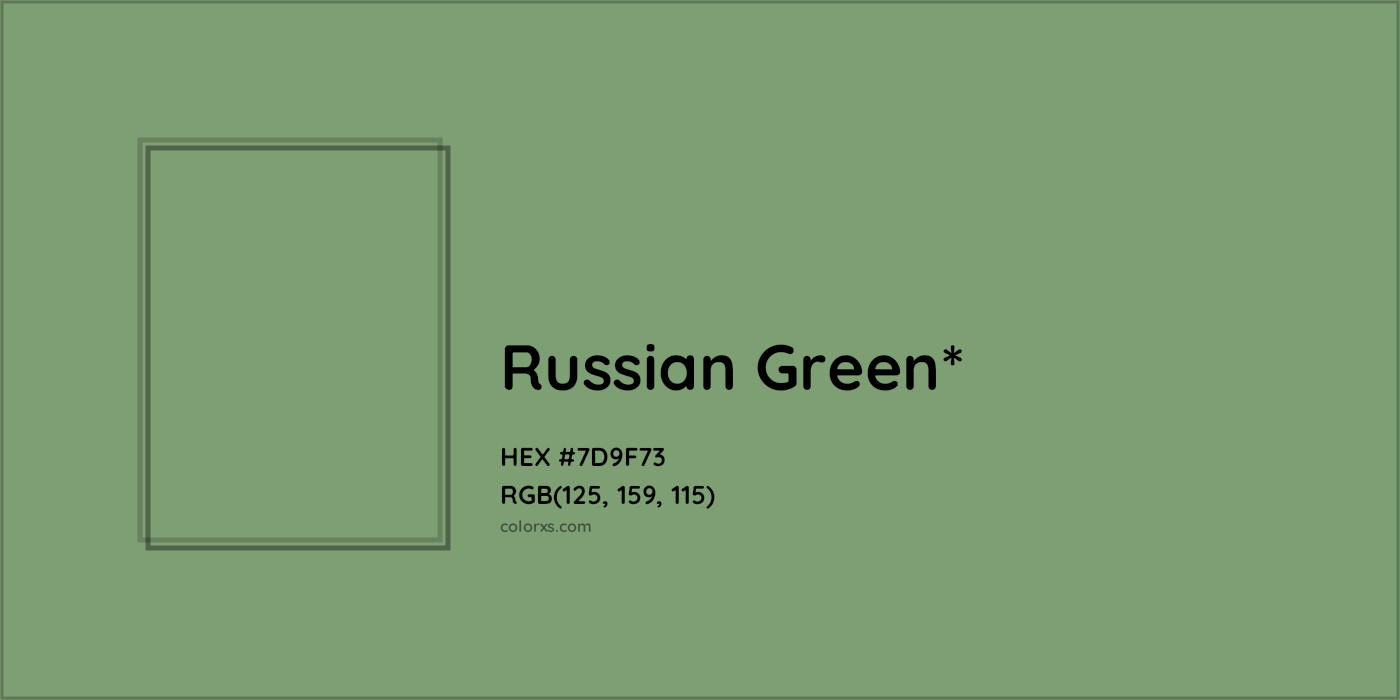 HEX #7D9F73 Color Name, Color Code, Palettes, Similar Paints, Images