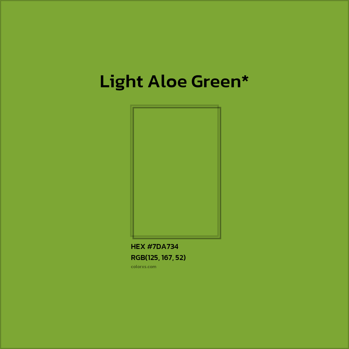 HEX #7DA734 Color Name, Color Code, Palettes, Similar Paints, Images