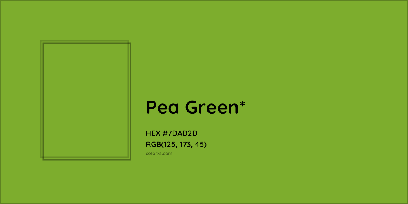 HEX #7DAD2D Color Name, Color Code, Palettes, Similar Paints, Images