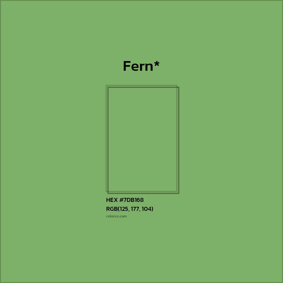 HEX #7DB168 Color Name, Color Code, Palettes, Similar Paints, Images