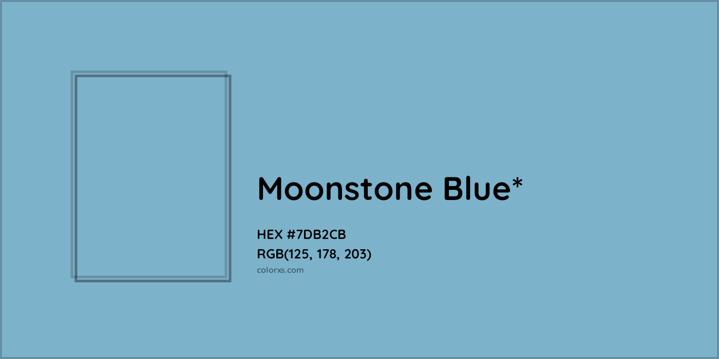 HEX #7DB2CB Color Name, Color Code, Palettes, Similar Paints, Images
