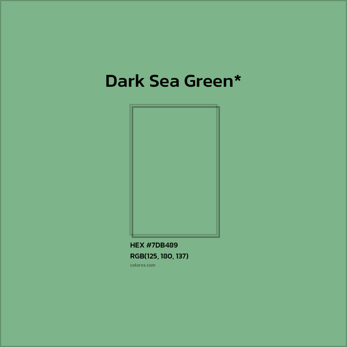 HEX #7DB489 Color Name, Color Code, Palettes, Similar Paints, Images