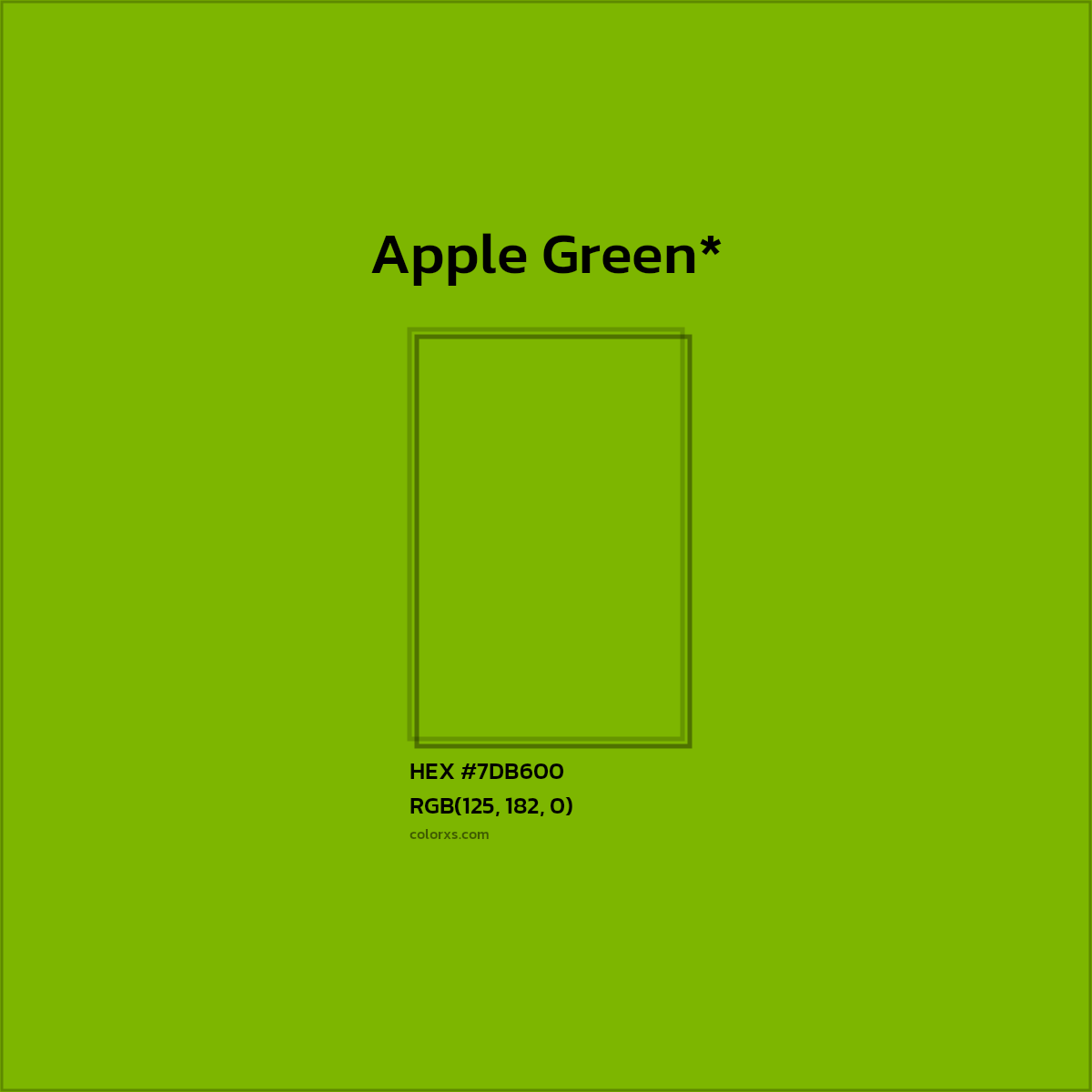 HEX #7DB600 Color Name, Color Code, Palettes, Similar Paints, Images