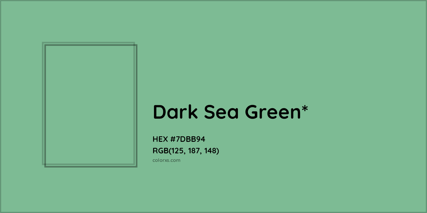 HEX #7DBB94 Color Name, Color Code, Palettes, Similar Paints, Images