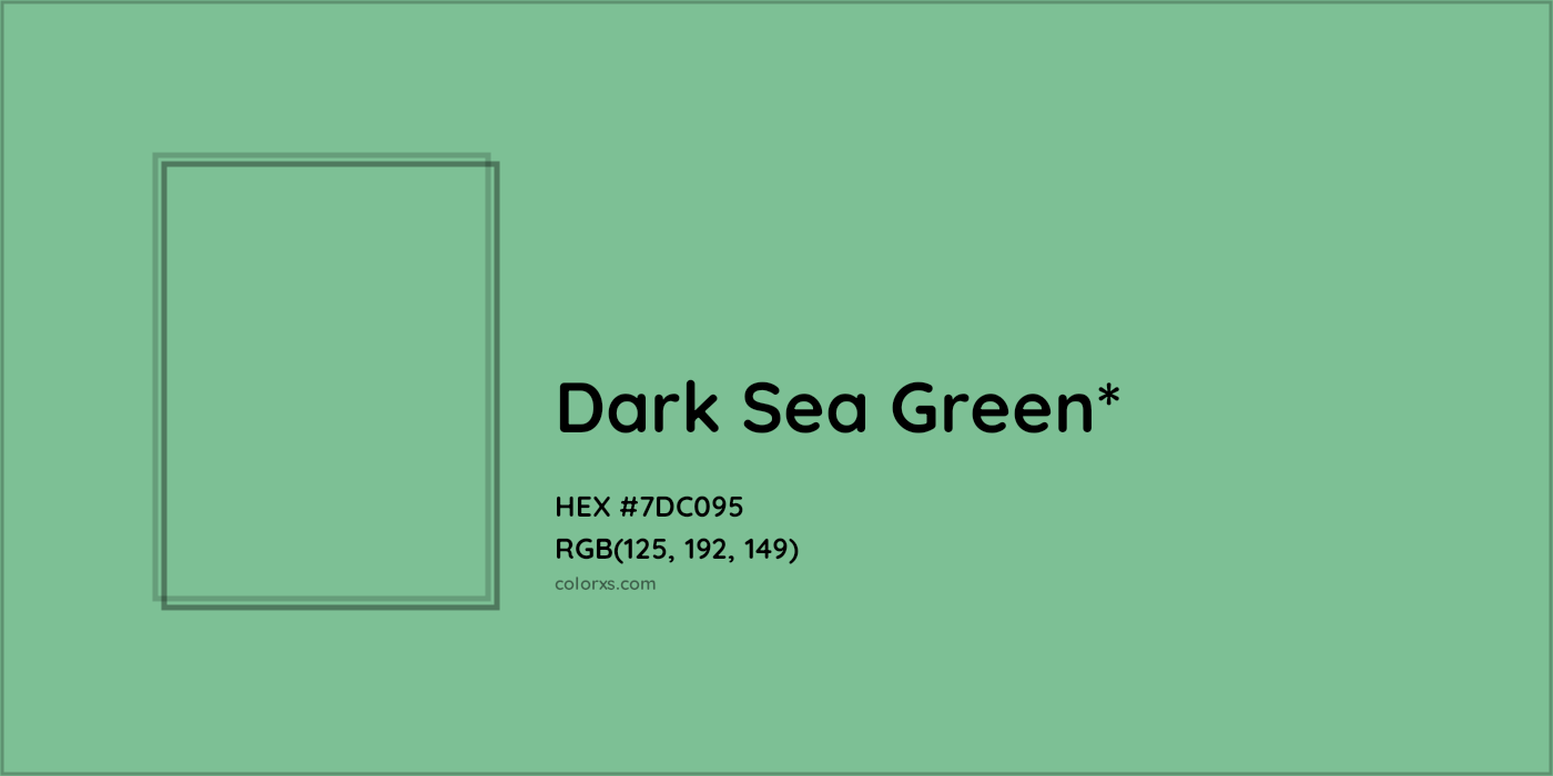 HEX #7DC095 Color Name, Color Code, Palettes, Similar Paints, Images