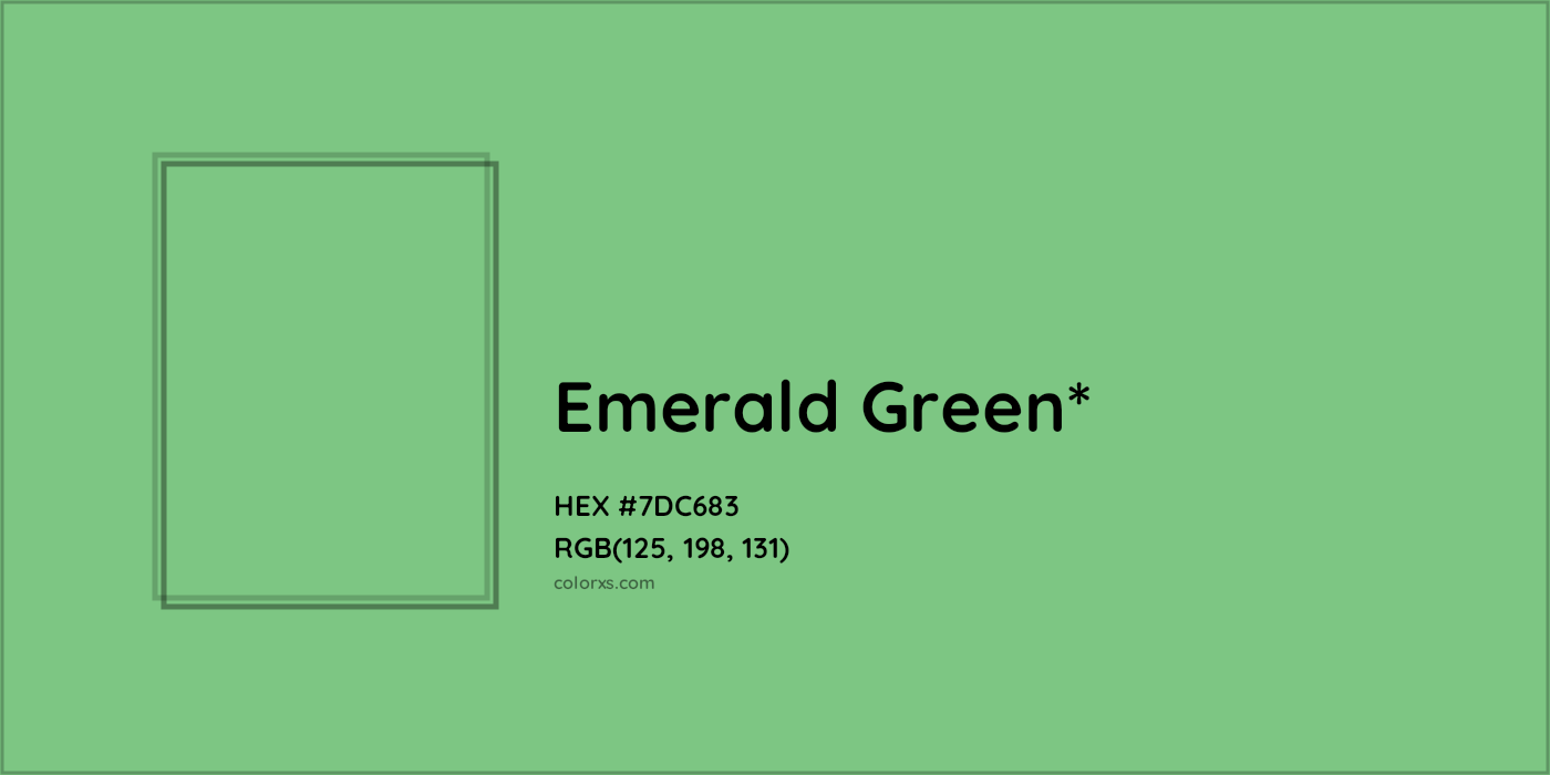 HEX #7DC683 Color Name, Color Code, Palettes, Similar Paints, Images