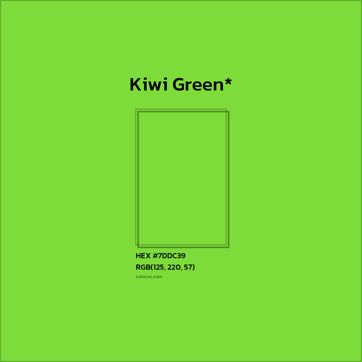 HEX #7DDC39 Color Name, Color Code, Palettes, Similar Paints, Images