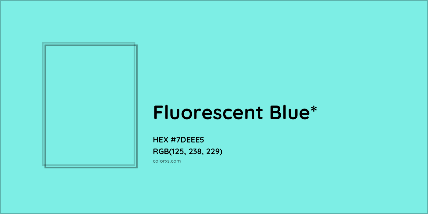 HEX #7DEEE5 Color Name, Color Code, Palettes, Similar Paints, Images