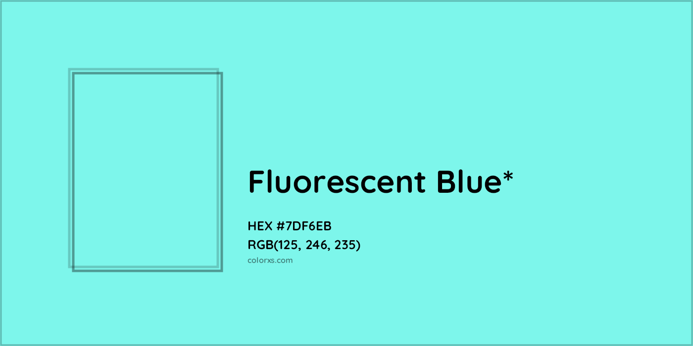 HEX #7DF6EB Color Name, Color Code, Palettes, Similar Paints, Images