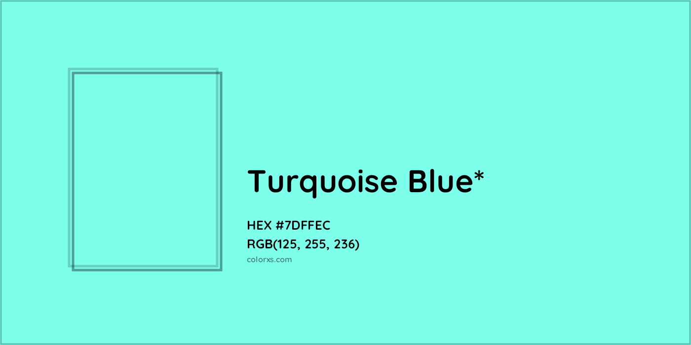 HEX #7DFFEC Color Name, Color Code, Palettes, Similar Paints, Images