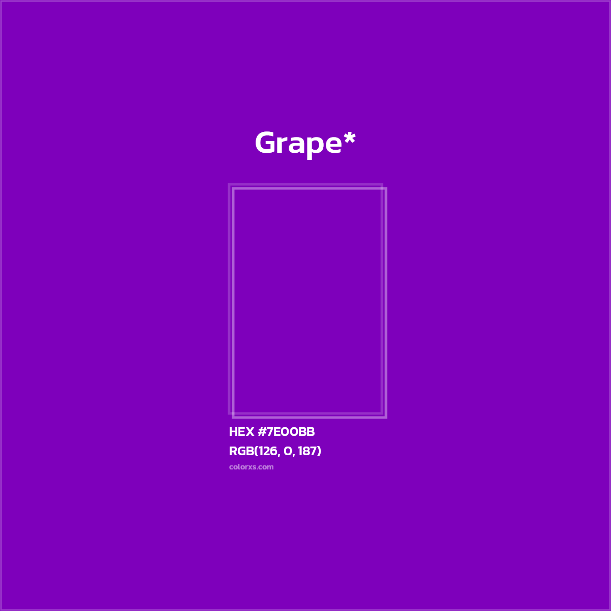HEX #7E00BB Color Name, Color Code, Palettes, Similar Paints, Images