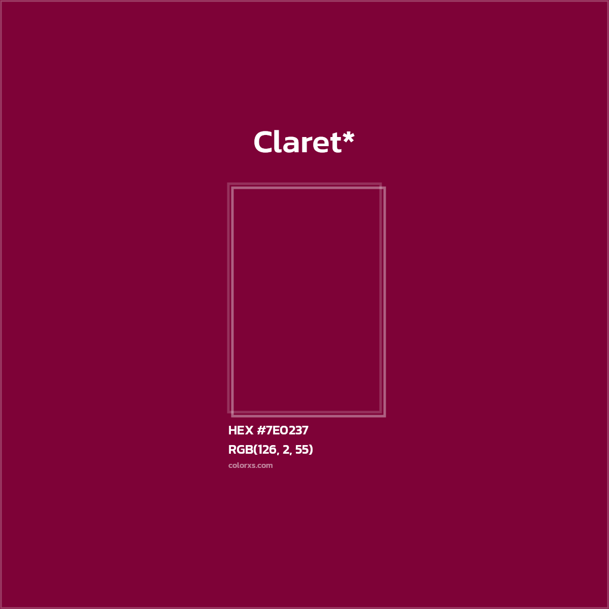 HEX #7E0237 Color Name, Color Code, Palettes, Similar Paints, Images