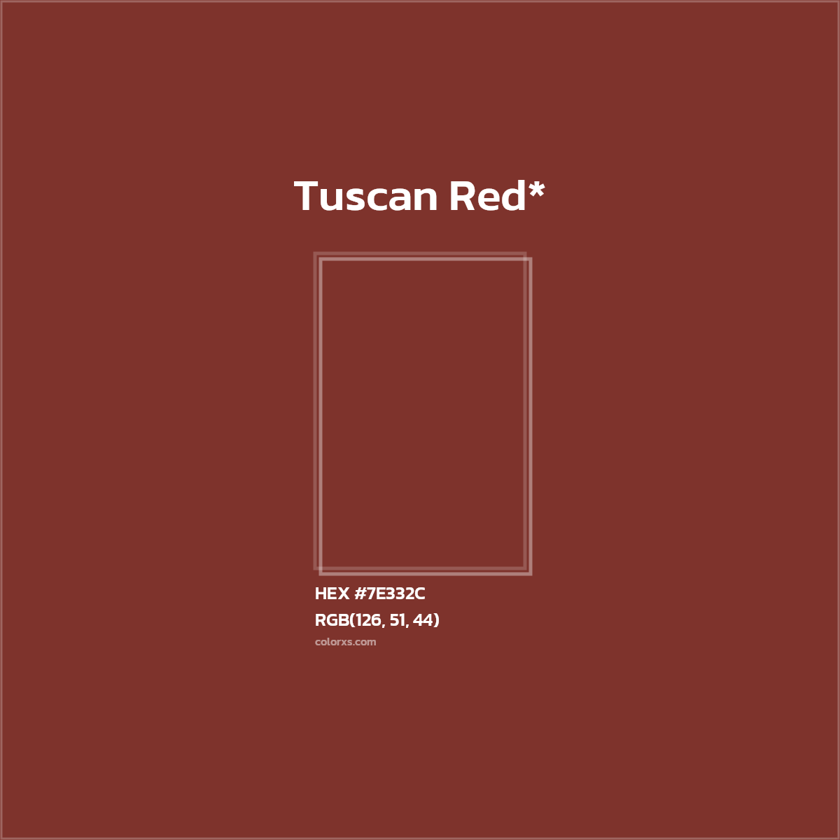 HEX #7E332C Color Name, Color Code, Palettes, Similar Paints, Images