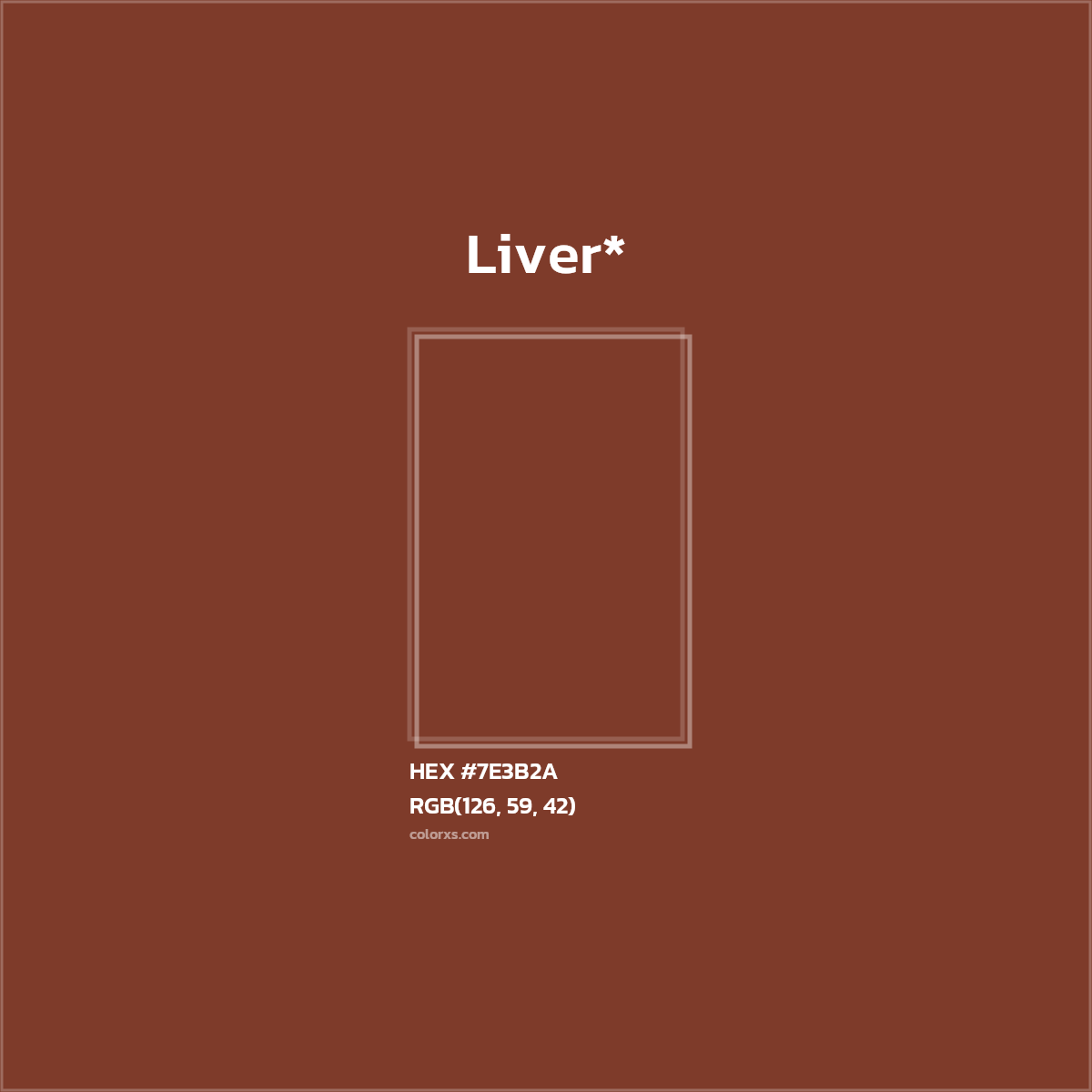HEX #7E3B2A Color Name, Color Code, Palettes, Similar Paints, Images